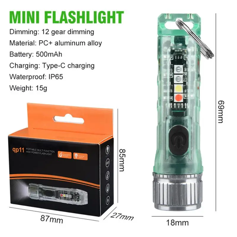 

The Extremely Bright Mode Can Reach 500 Lumens Portable Flashlight Long Press The Switch To Turn On The Super Bright Mode Warn
