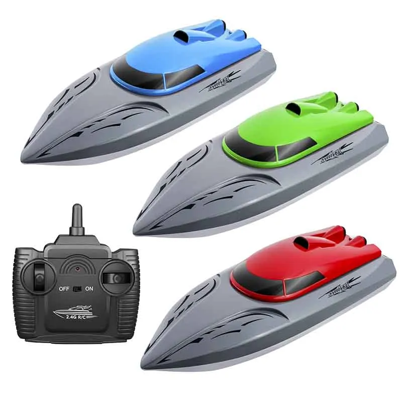 

Amiqi 806 RC Boat Remote Control Boat 2.4G Waterproof Toy Dual Motors 20KM/h High Speed RC Boat Racing Boat Gift for Kids