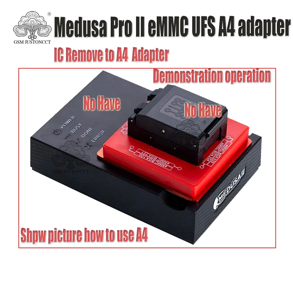 Адаптер MOORC Medusa Pro II eMMC UFS A4 ICfriend |