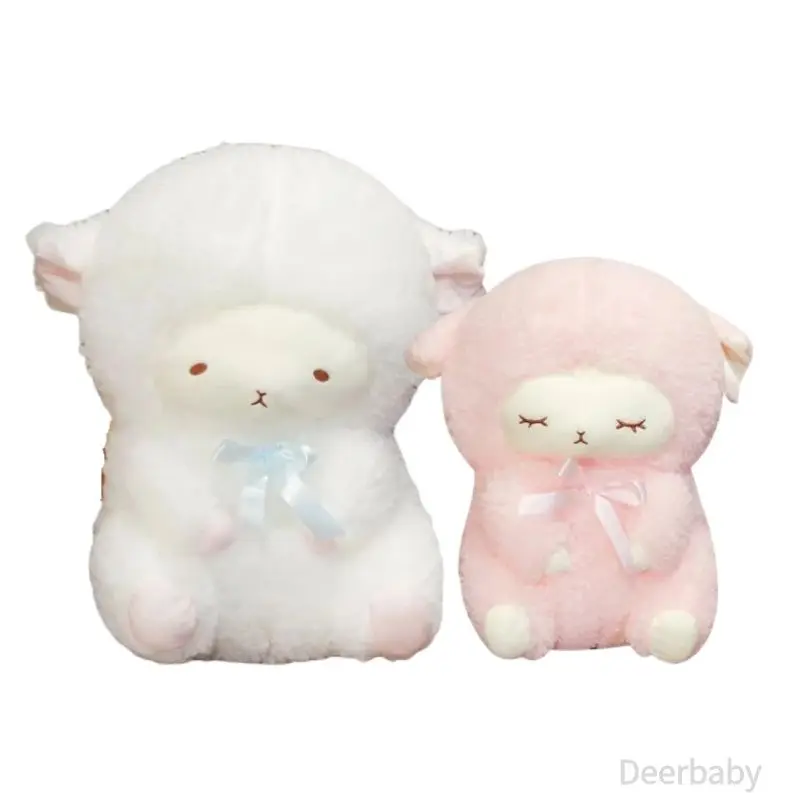 

Dream Sleeping Sheep Plush Toy Doll Cute Sheep Baby Doll Alpaca Doll Sheep Doll Pillow Little Sitting Sheep Birthday Gift G