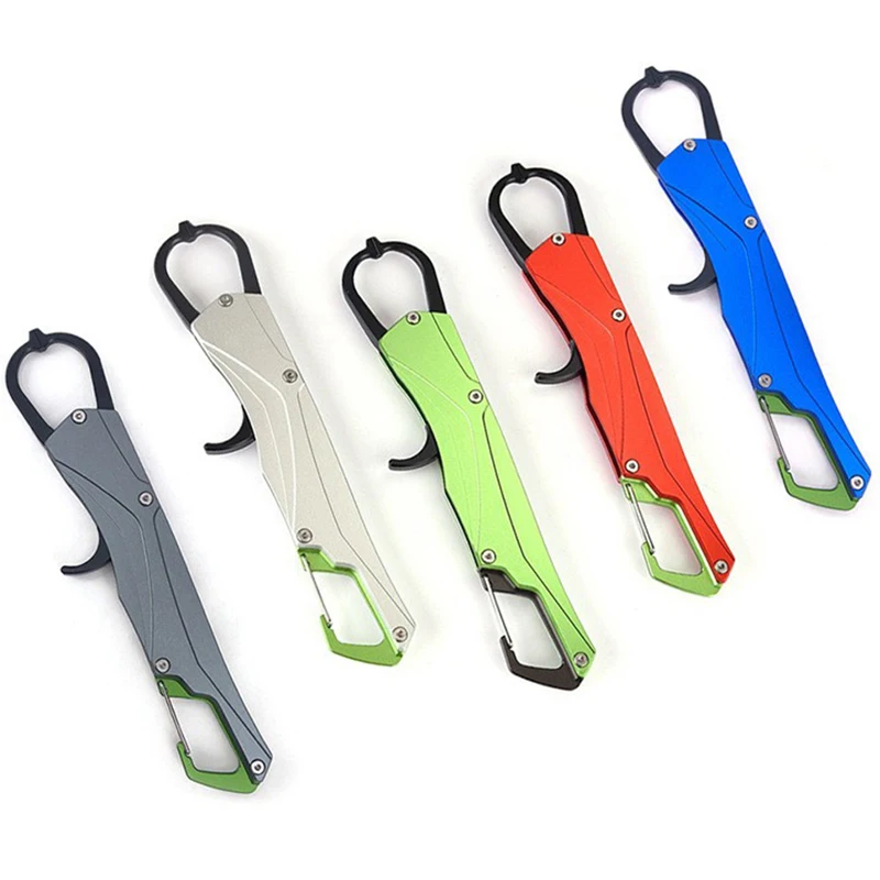 

Multifunctional Aluminum Alloy Gun-type Fish Controller Closed Lock Buckle Fish Clip Lure Pliers Outdoor Tool
