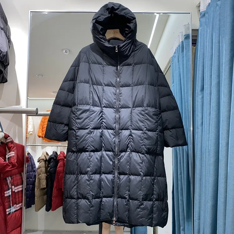 New Women Long Down Jacket Casual Style Autumn Winter Coats And Parkas Female Outwear