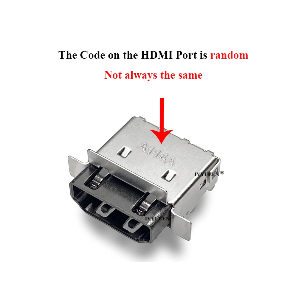 IVYUEEN 10 ШТ для консоли XBox ONE Series X / S Оригинальный порт HDMI-совместимого разъема HD Display Socket Connector Jack Interface Repair on.