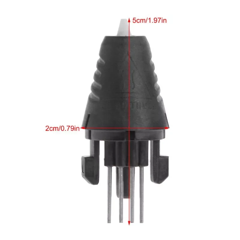 

5*2cm Printer Pen Injector Head Nozzle For First Generation 3D Printing Pen Parts ABS Black 3D Printing Pen Nozzle