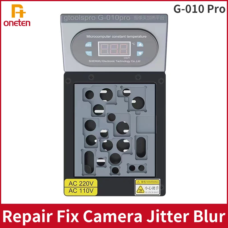 

Gtoolspro Camera Repair Heating Machine G-010 Pro For Watemark Cleaning Blue Lens Repair Fix Camera Jitter Blur