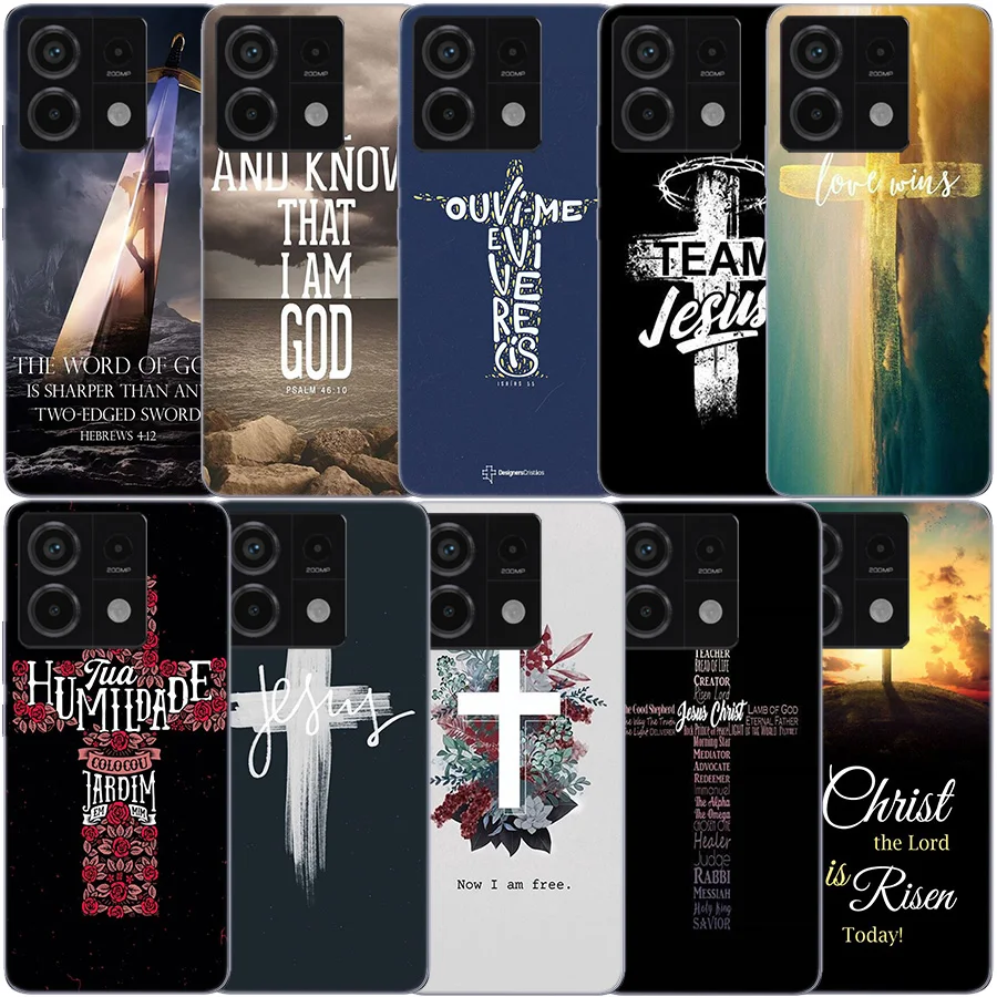Прозрачный чехол для телефона God Jesus Pray Xiaomi Redmi 12 12C 10 10A 10C 9 9A 9C 9T Note 13 Pro + 12S TPU 8 8A 7 7A