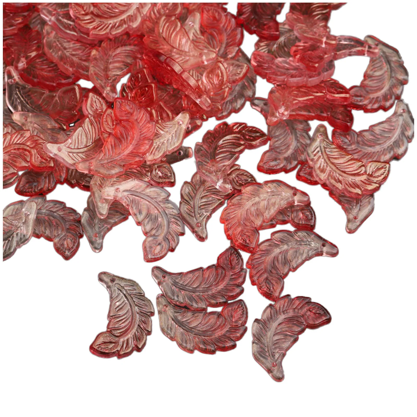 50 шт. Пластиковые Красочные Каменные тычинки с хвостом Феникса |