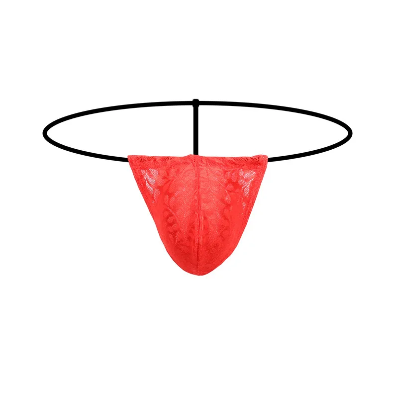 

Underwear Men's Thongs Pouch G-String Breathable Underwear Thin Belt T-Back Panties Breathable Bulge Thong Jockstrap Men