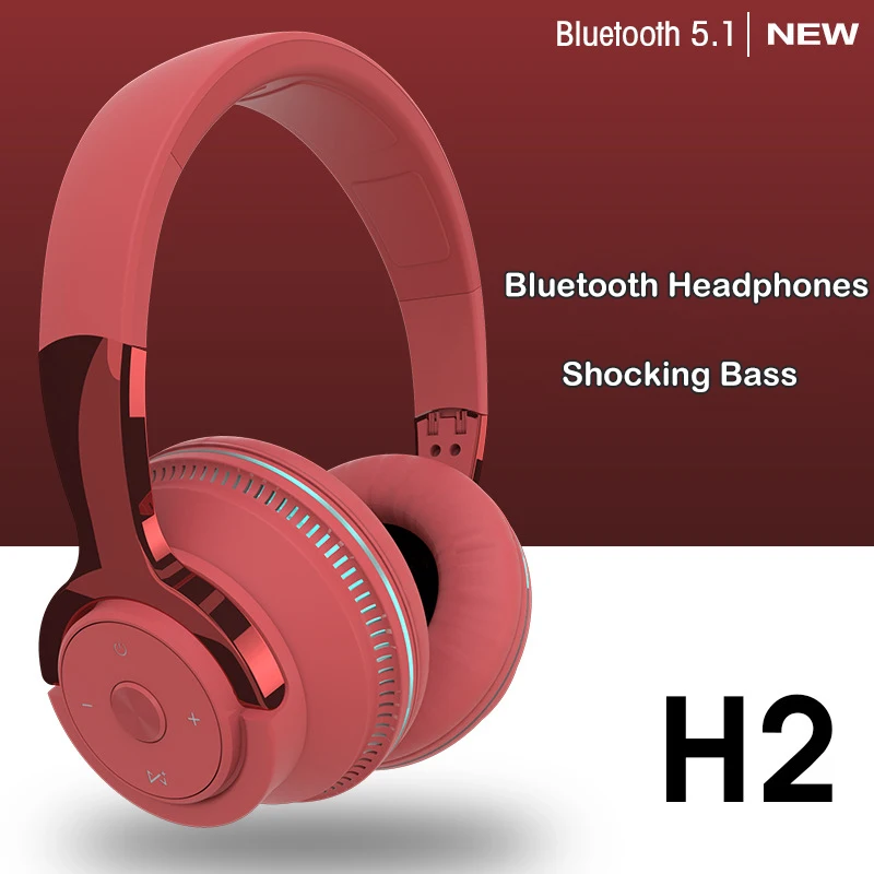 

Bluetooth Headphones Wireless Headphone with Mic USB Adaptor Headset Noise Canceling Stereo Foldable Bass for TV Earphone