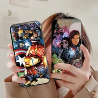 marvel comics phone cases for samsung a51 5g a72 a52 a71 5g a32 5g protective soft shell shockproof tpu back cover carcasa