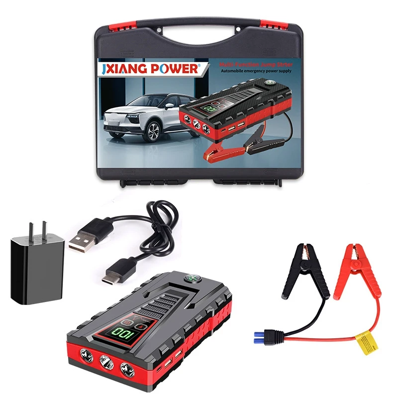 

40000MAh 12V Car Portable Jump Starter Power Bank Car Battery Booster Charger Starting Petrol Car Starter(US Plug)