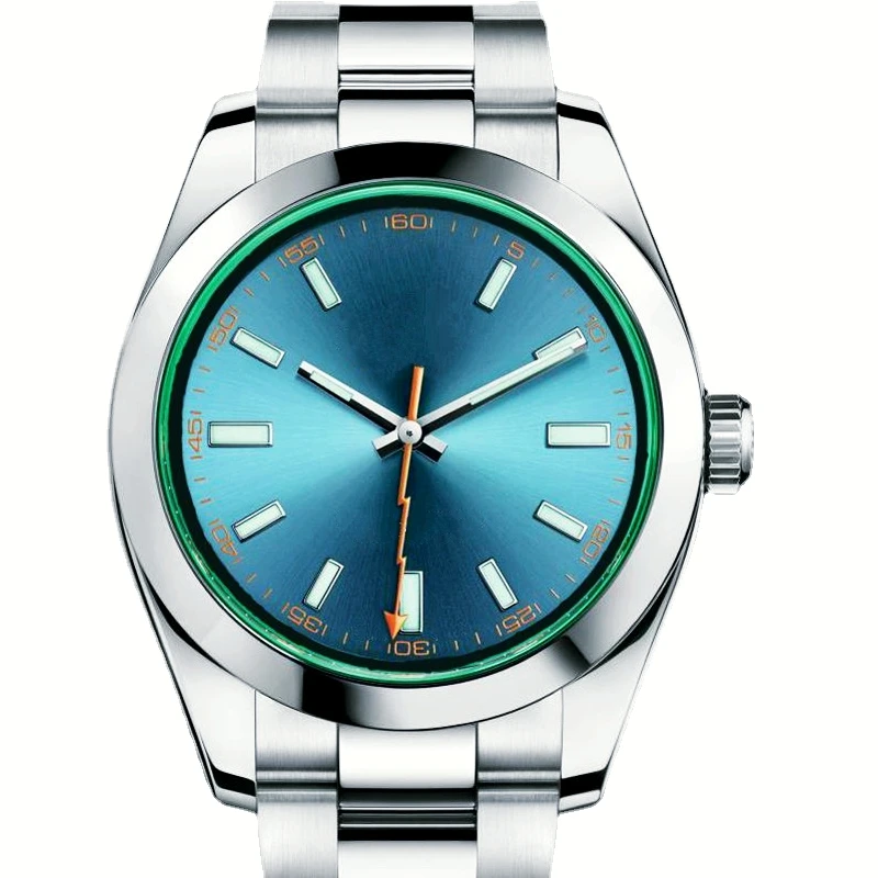

Top Quality mens women watch Waterproof automatic mechanical black green blue dial Sapphire Glass
