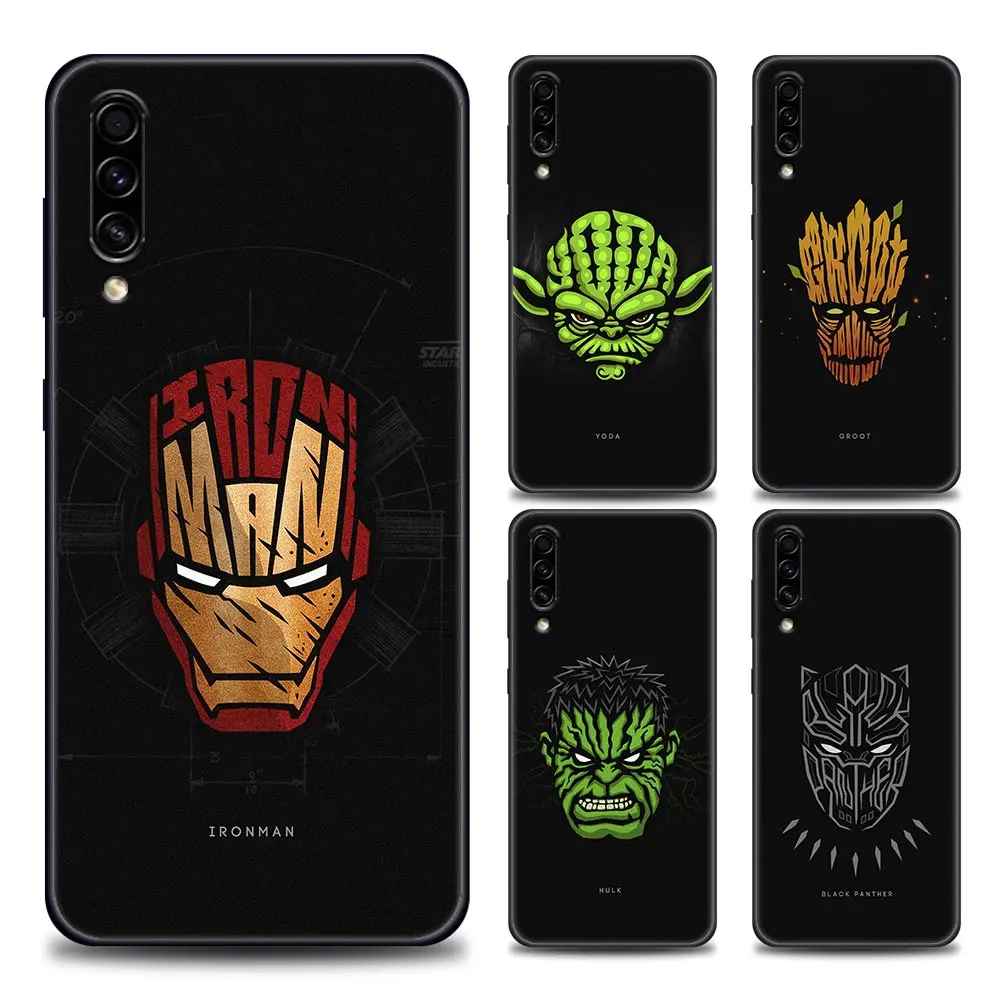 

Marvel Superhero Movie Avengers Logo Phone Case For Samsung Galaxy A90 A80 A70 A70S A60 A50 A40 A30 A30S A20S A20E A10 A10E Capa