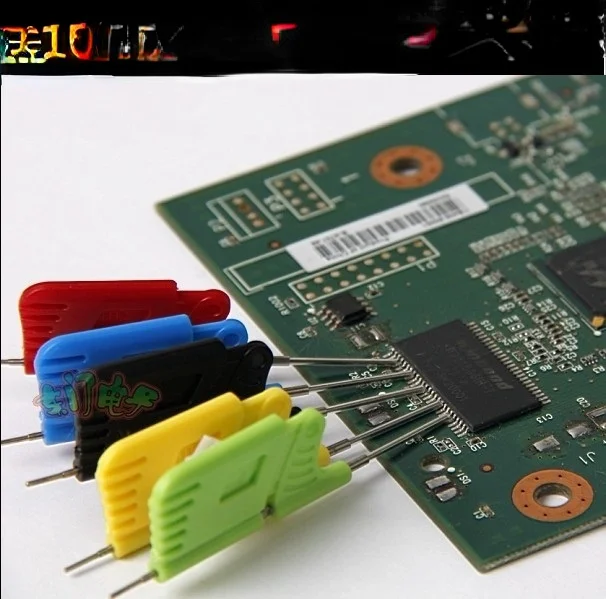 

10 микросхем, универсальные клипсы TSSOP MSOP SOP TSSOP QFP IC, клипса для ног, клипса для онлайн-программирования