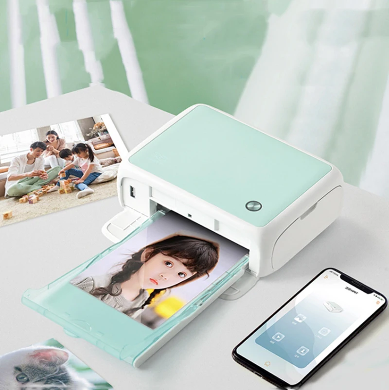 HPRT CP4000L 4x6 Inch 300dpi Portable Color Photo Printer Mini Thermal Sublimation WiFi BT Printer AR Printing Replace CP1300