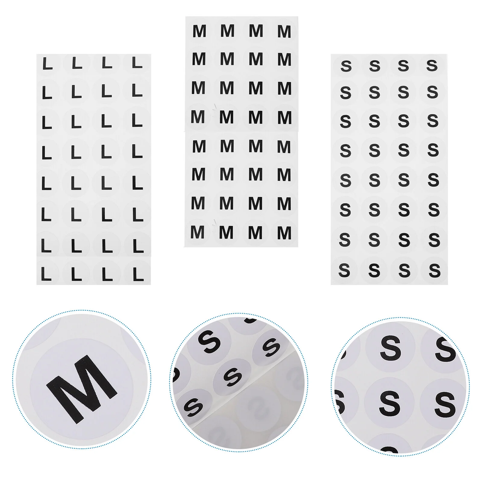 

Apparel Labels Stickers- Clothing Size Sticker Labels 1500pcs