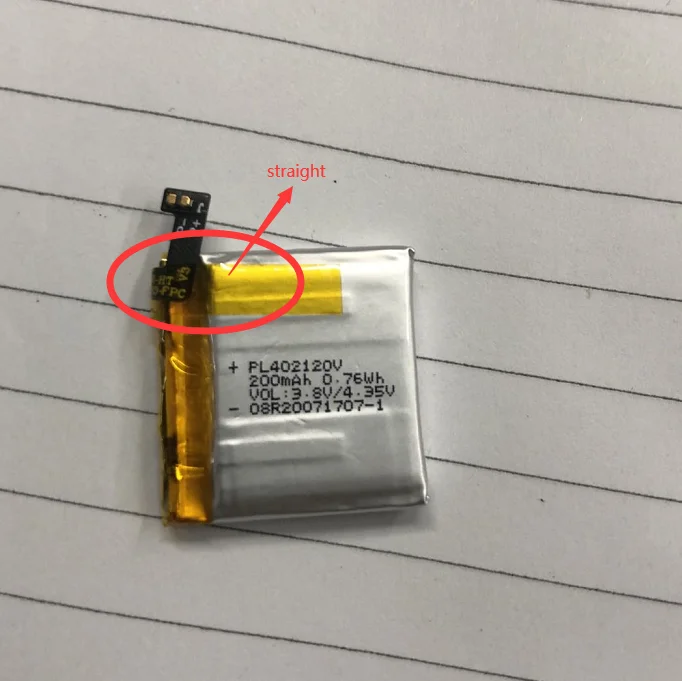

Аккумулятор PL402120V 200mAh
