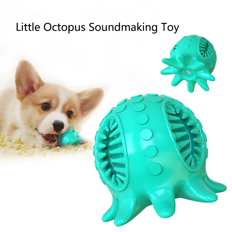 

Squeak Octopus Puppy Dog Toy Bite Resistant Pet Chew Toys for Small Meidum Dogs Mascotas Accessories Clean Teeth Puppy Supplies