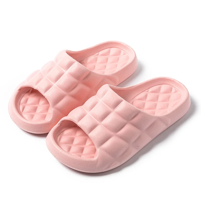 Fashion House Slippers for Women Summer Indoor Home Bathroom Anti-slip Shoes Slides Couples Men Summer Slipepr Cheap Wholesale