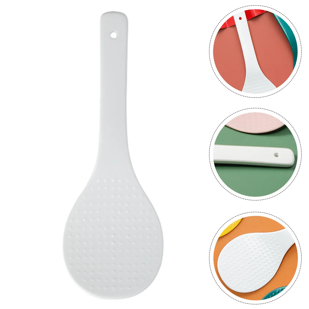 

1Pc Simple Style Rice Spoon Delicate Non-stick Spoon for Home Restaurant