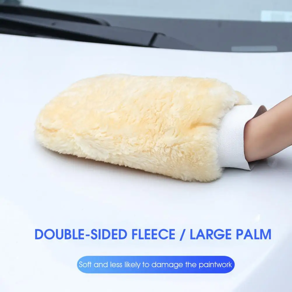 

Car Styling Wool Soft Car Washing Gloves Cleaning Brush Motorcycle Washer Care Products