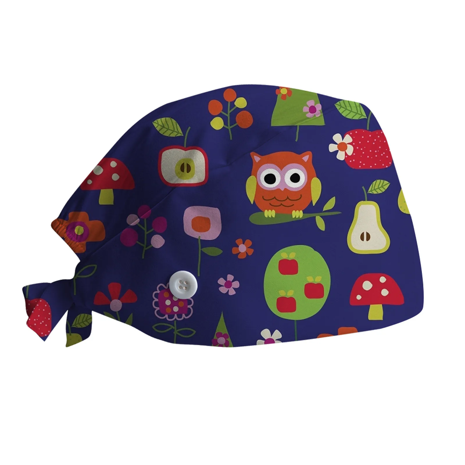 Christmas Women Hat Print Leisure Protection Baseball Baseball Hat With Ear Adult Trapper Hat