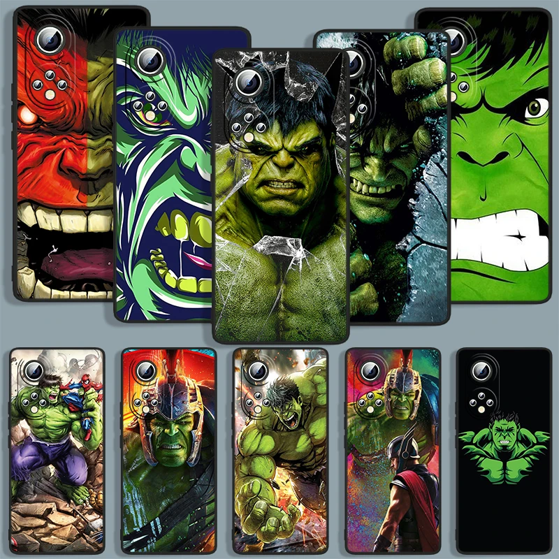 

Marvel Hulk Phone Case For Huawei Honor 7A 7C 7S 8 8A 8C 8X 9 9A 9C 9X 9S Pro Prime MAX Lite Black luxury Silicone Soft Back