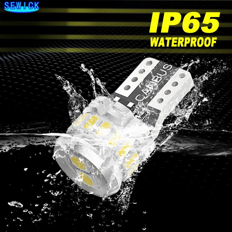 2 шт. автомобильные лампочки T10 сигнал 6000K Купольные огни для номерного знака