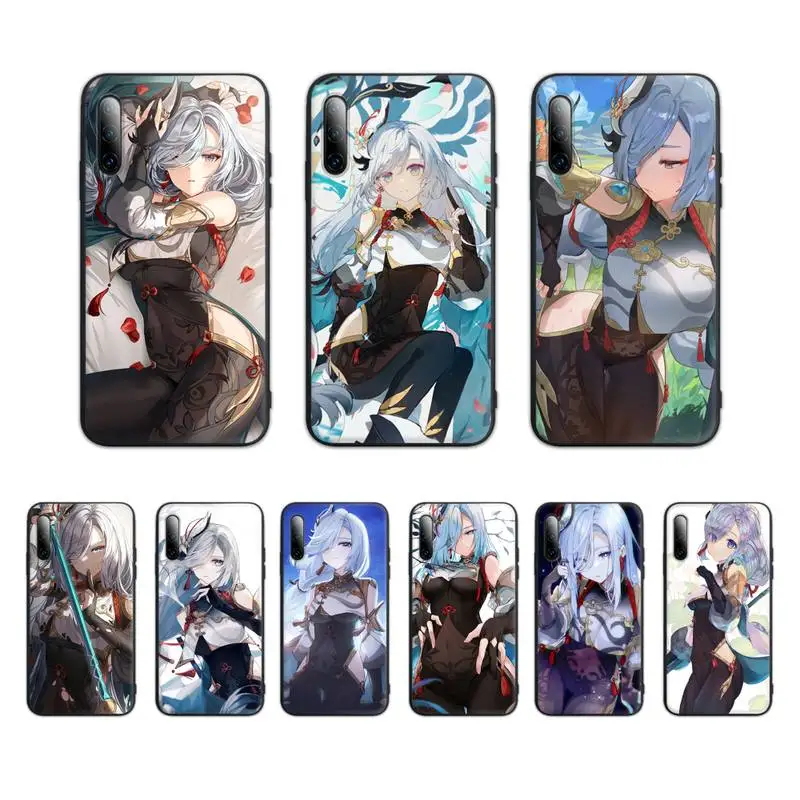 

Genshin Impact Anime Shenhe Kinomo Phone Case For Poco M3 X3 10T Pro Nfc F3 Xiaomi Mi 11 X 9T 8 Note 10 Lite Silicone Coque