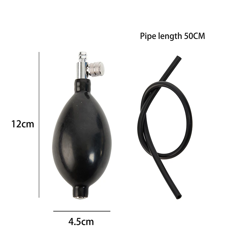 Sphygmomanometer Tonometer Ball Blood Pressure Cervical Tractor Accessory Latex Air Inflation Balloon Bulb Pump +Valve Link Tube images - 6