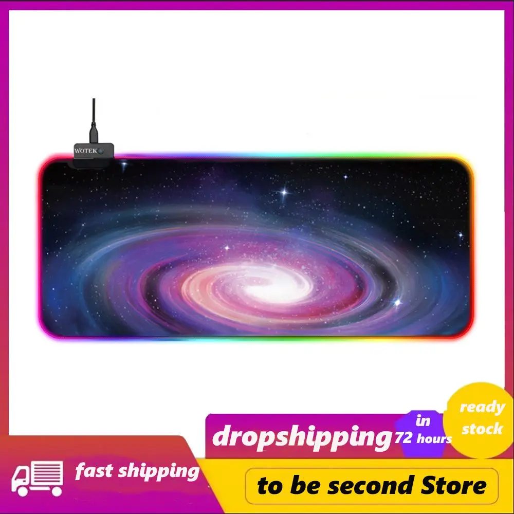 

Rgb Cartoon Animation Mice Pad Mouse Pad Office Games Rgb Keyboard And Mouse Pad For Gamers Oversize Size Backlight Mause Carpet