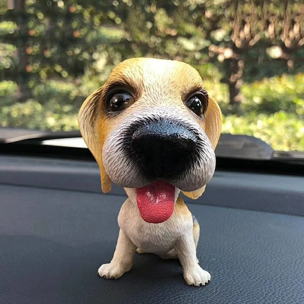 Украшения для автомобиля крутящаяся собака автомобиль Вибрирующая резина