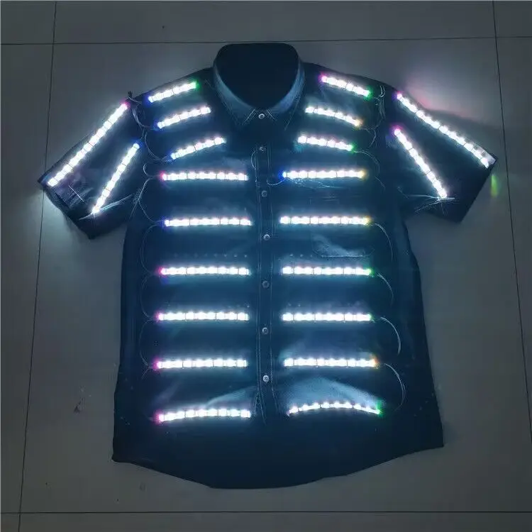 Светодиодная Женская куртка мужской певец празднование выпускного вечера