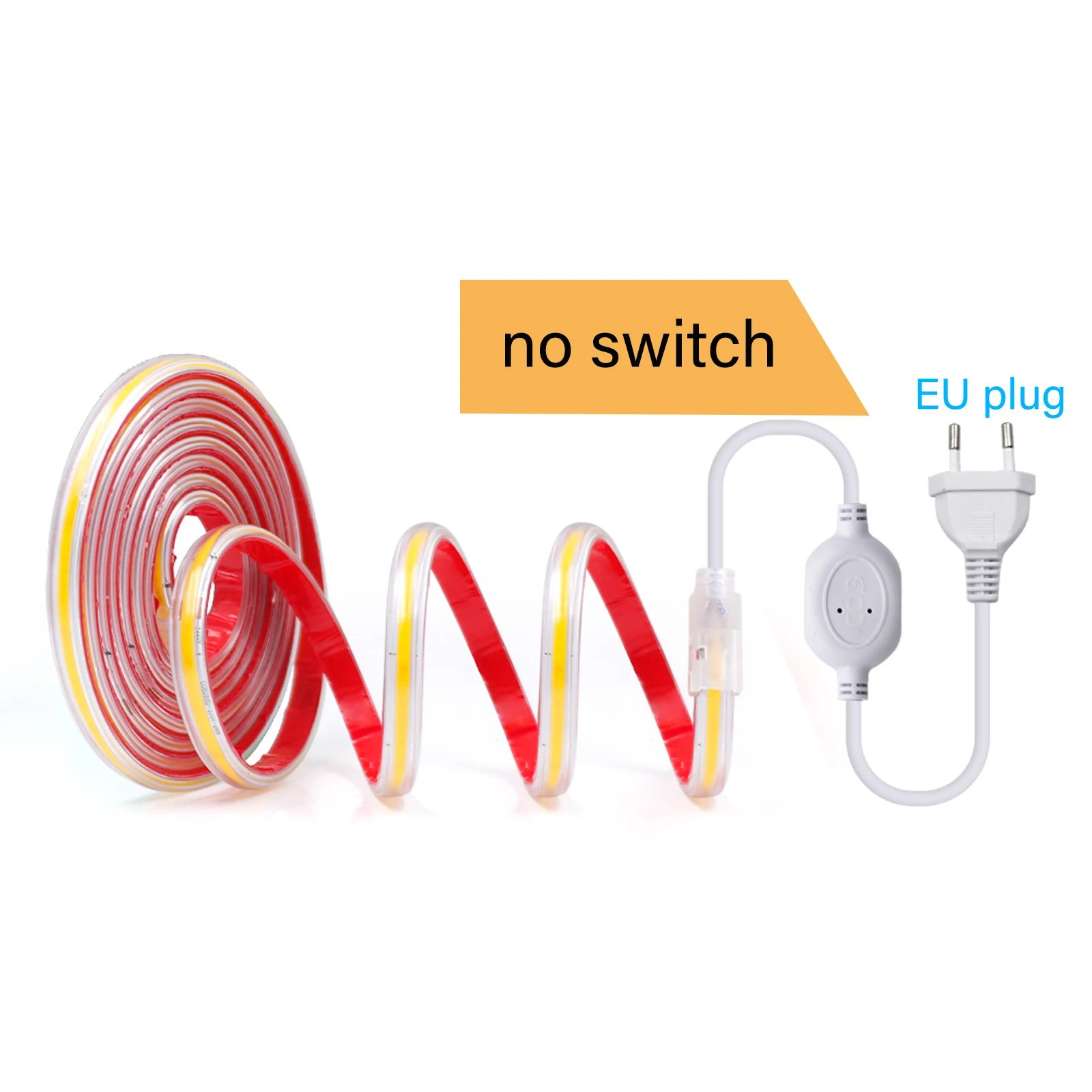 

GAHADA Светодиодная лента COB 220В теплый белый