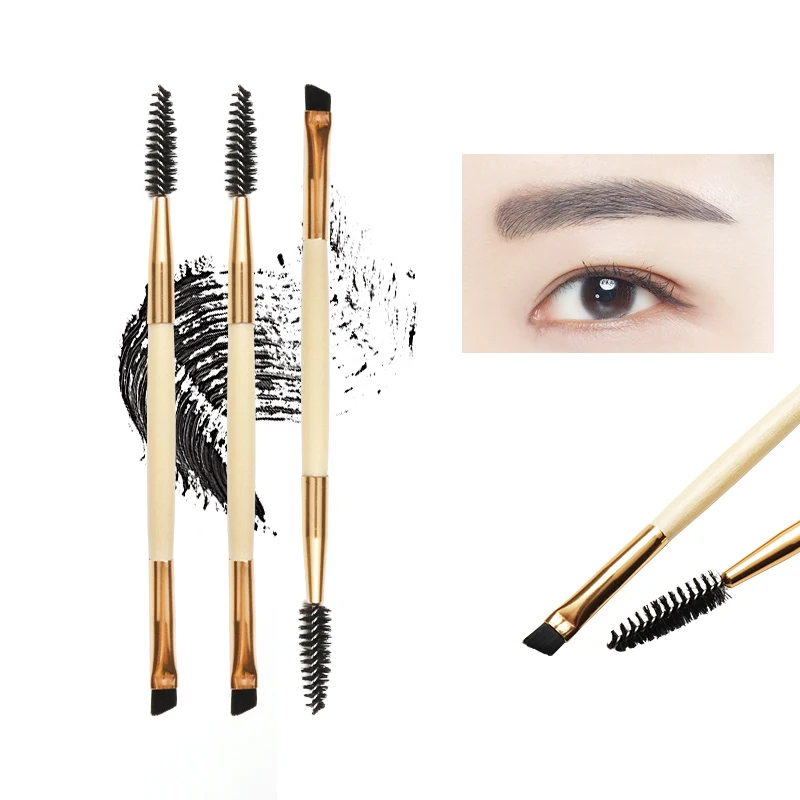 

Eyelash Brush+Eyebrow Comb beauty Cosmetic brush professional makeup brushes for eye Brow Brush Eyelash Extension Make up Tools