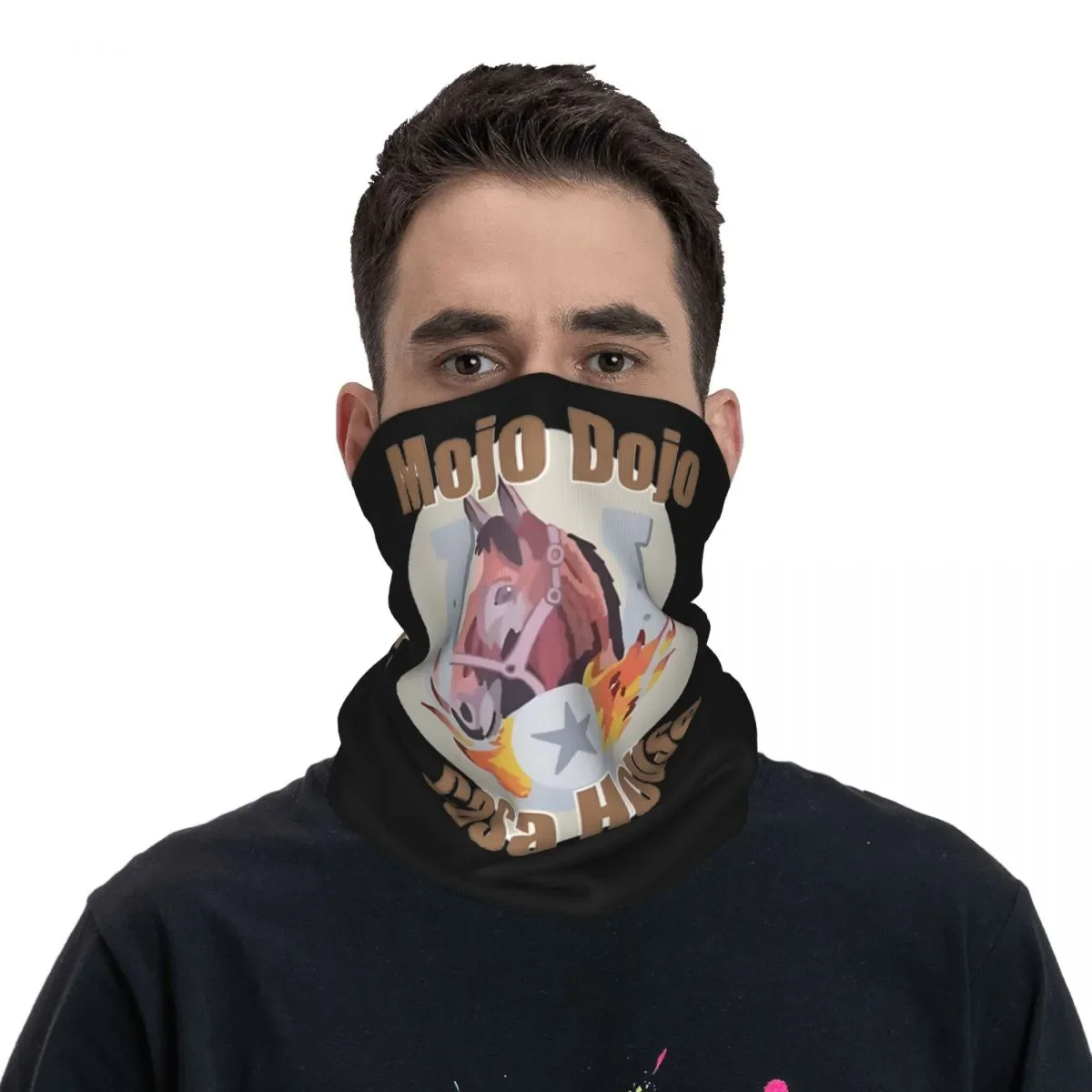 

Ryan Gosling Mojo Dojo Casa House Face Scarf Merch Neck Gaiter Bandana Summer Outdoor Sports Balaclava for Men Women All Season