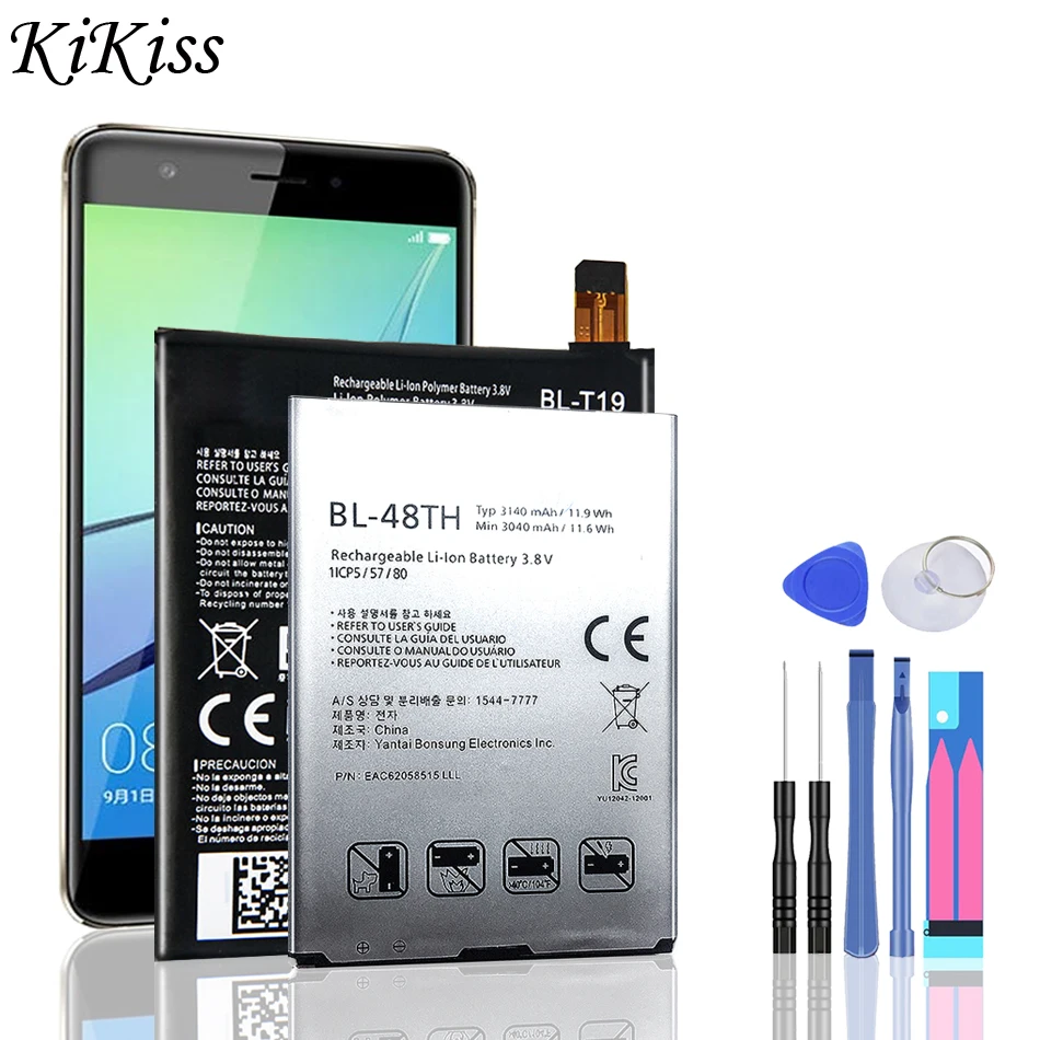 

BL-T16 BL-T5 BL-T9 BL-47TH BL-48TH Battery for LG G Flex /G Pro 1 2/Nexus 4 5 5X/ Vu 4 Vu4 H950 LS996 H955 US995 H955A H959