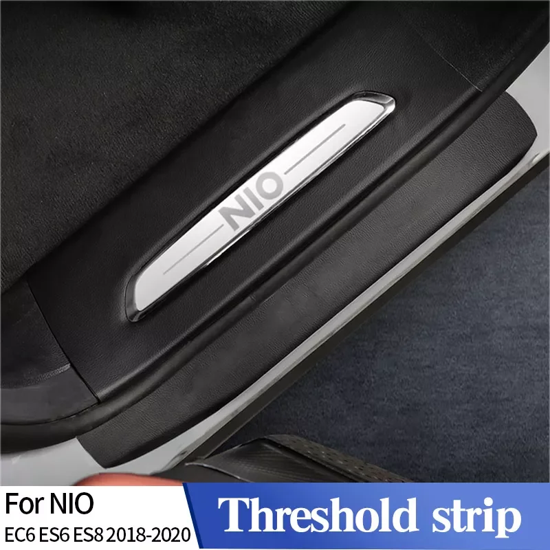 

Threshold Strip For NIO EC6 ES6 ES8 2018-2020 PU Welcome Pedal Anti-scratch And Wear-resistant Decorative Accessories