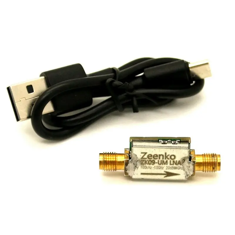 Фото 3X Zeenko UM Series: малошумящий усилитель с интерфейсом USB Type-C, высоким коэффициентом усиления 20 дБ, модуль LNA RF предусилителя мощности ZK09-UM №2