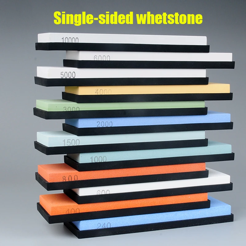 

180#-10000# Single-sided White Corundum Whetstone Professional Grinding Kitchen Knives Whetstone Knife Sharpener Scissors Axe