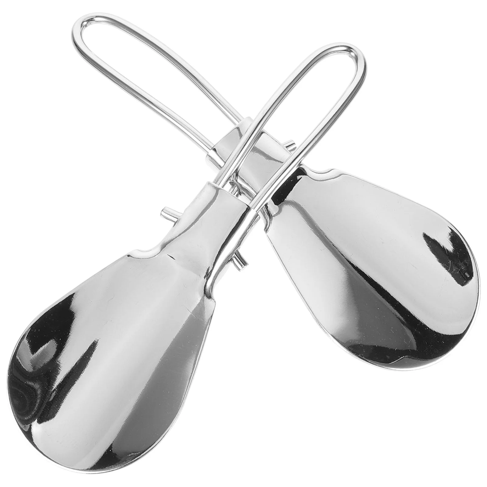 

2pcs Long Handle Shoe Horn Stainless Steel Boot Shoehorn Portable Shoehorn
