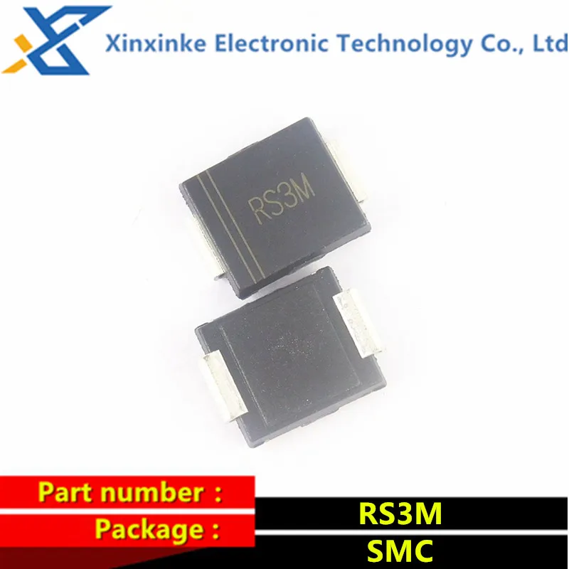 

10Pcs/Lot RS3M FR307 SMC DO-214AB 3A 1000V SMD Fast Recovery Diode