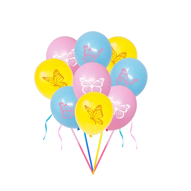 

10/20pcs Colorful Butterfly Balloon 12 Inch Christmas Latex Balloons Baby Shower Birthday Party Wedding Decoration Supplies
