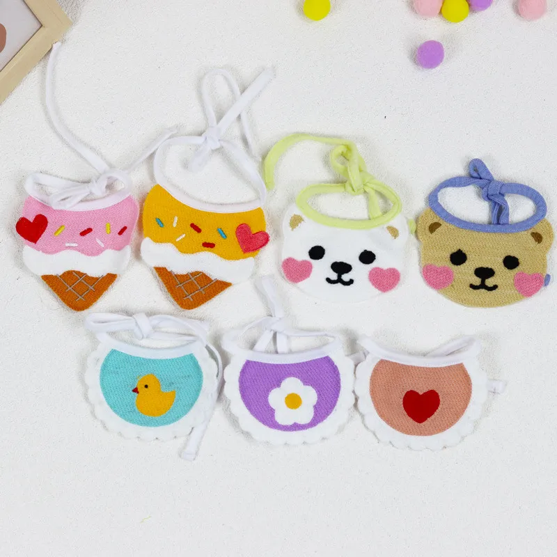 

1PCS Cute Cat Dog Bibs Different Shape Design Pet Accessories Dog Bandana Saliva Towel Scarf For Small Dogs Chiwawa Pet Products