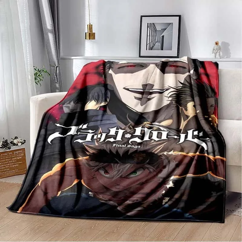 Флисовое одеяло Black Clover