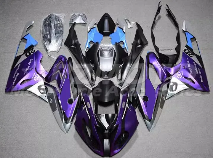 

New ABS Whole Motorcycle Fairings Kit Fit for BMW S1000RR 2015 2016 15 16 HP4 Bodywork set Custom Purple + Tank Cover