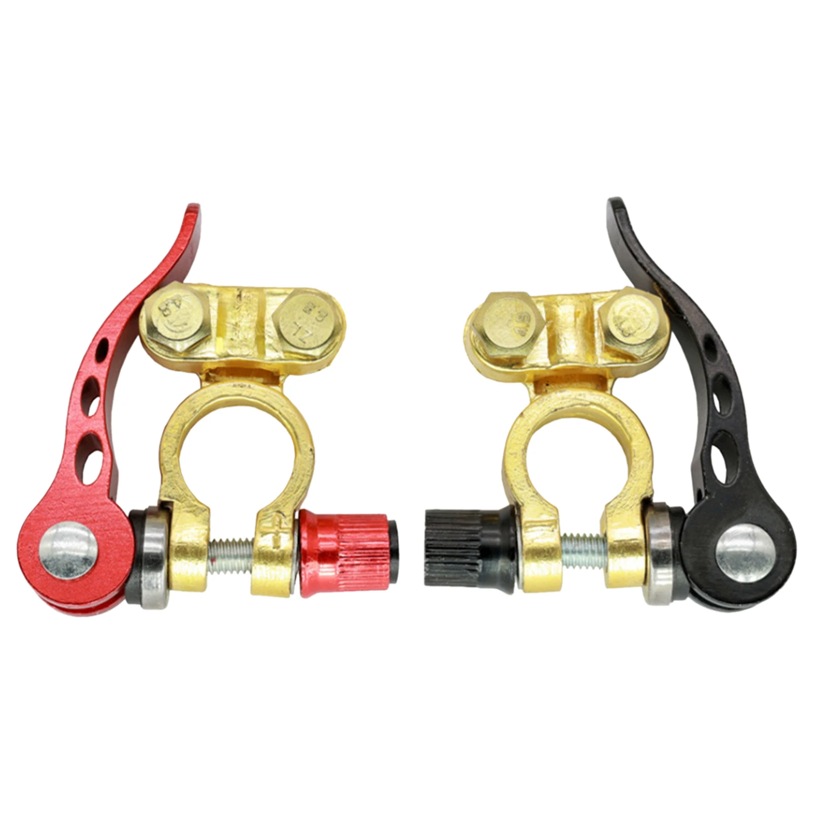 

2pcs Quick Release Yacht Professional Car Accessories Battery Terminal Connectors Camper Truck Boat Positive Negative Clamps