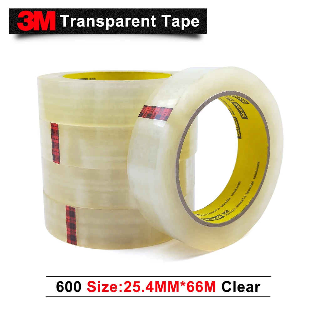 

Лента прозрачная клейкая односторонняя, 3 м, 600 шотландская