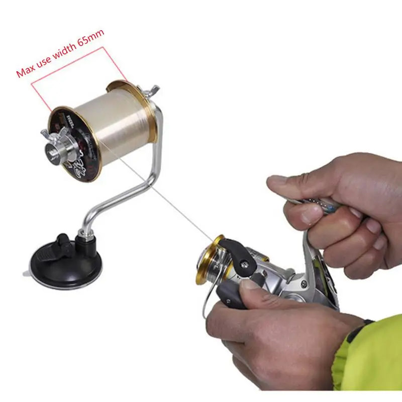 Portable Fishing Line Winder System Reel Line Spooler Vacuum Spooling Fishing Line Winding Fishing Tackle Tools Accessories #SD