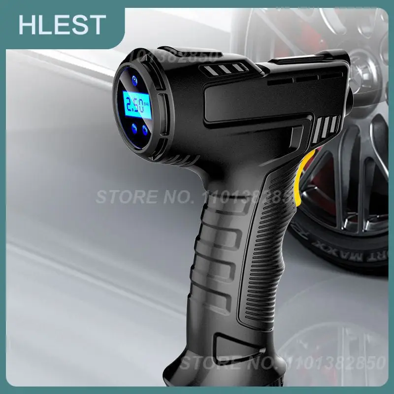 

Умный перезаряжаемый воздушный компрессор с цифровым дисплеем, 120 Вт, портативный надувной насос со светодиодной подсветкой, воздушный нас...